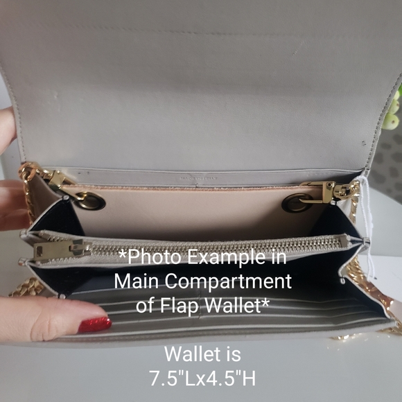 Leather Wallet insert with chain - Picture 5 of 10